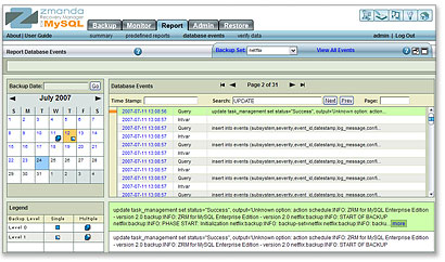 Zmanda Recovery Manager for MySQL Backup